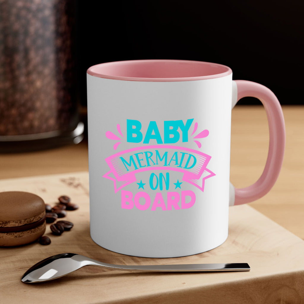Baby Mermaid On Board 27#- mermaid-Mug / Coffee Cup