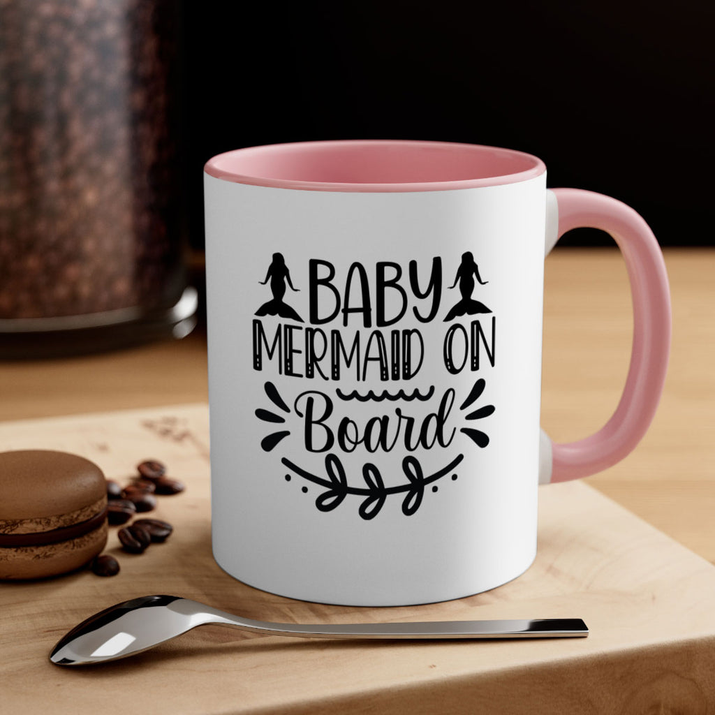 Baby mermaid on board 30#- mermaid-Mug / Coffee Cup