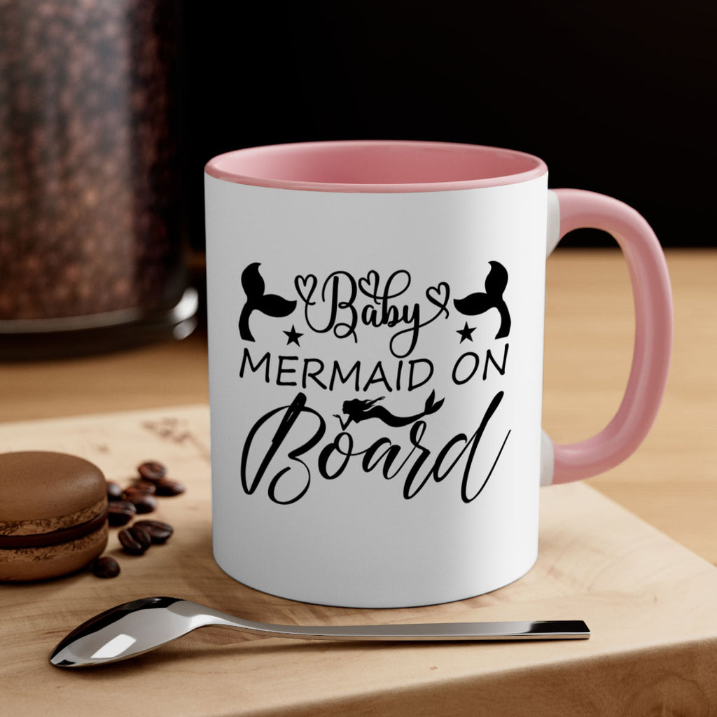 Baby mermaid on board 31#- mermaid-Mug / Coffee Cup