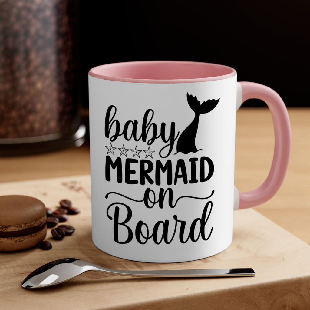 Baby mermaid on board 36#- mermaid-Mug / Coffee Cup