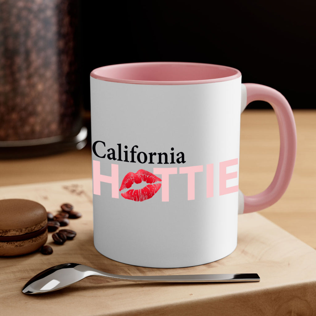 California Hottie With Red Lips 5#- Hottie Collection-Mug / Coffee Cup
