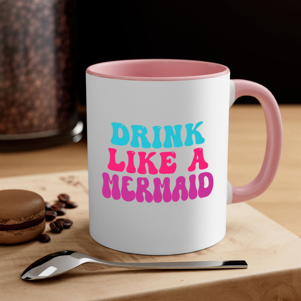 Drink Like A Mermaid 141#- mermaid-Mug / Coffee Cup