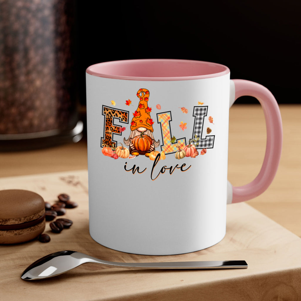 FALLinloveFallGnome 151#- fall-Mug / Coffee Cup
