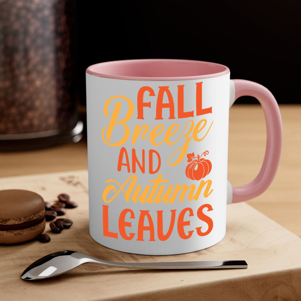 Fall Breeze and Autumn Leaves 92#- fall-Mug / Coffee Cup