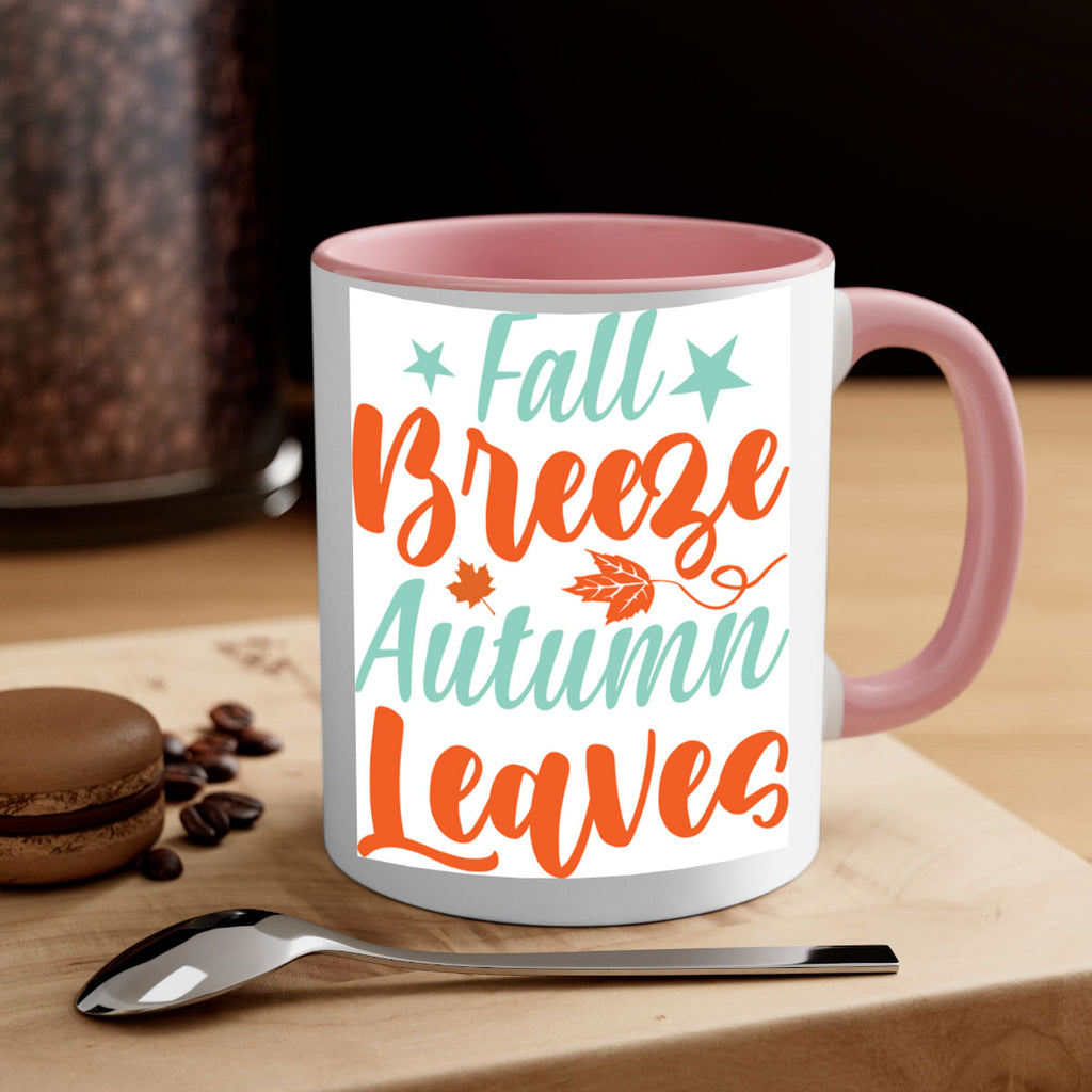 FallBreezeAutumnLeaves 147#- fall-Mug / Coffee Cup