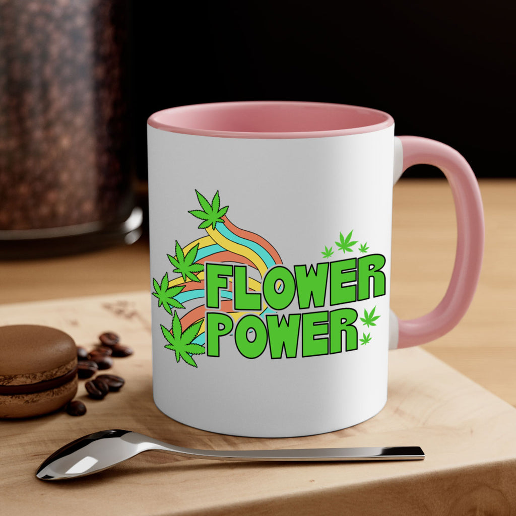 Flower Power Cannabis leaf 86#- marijuana-Mug / Coffee Cup