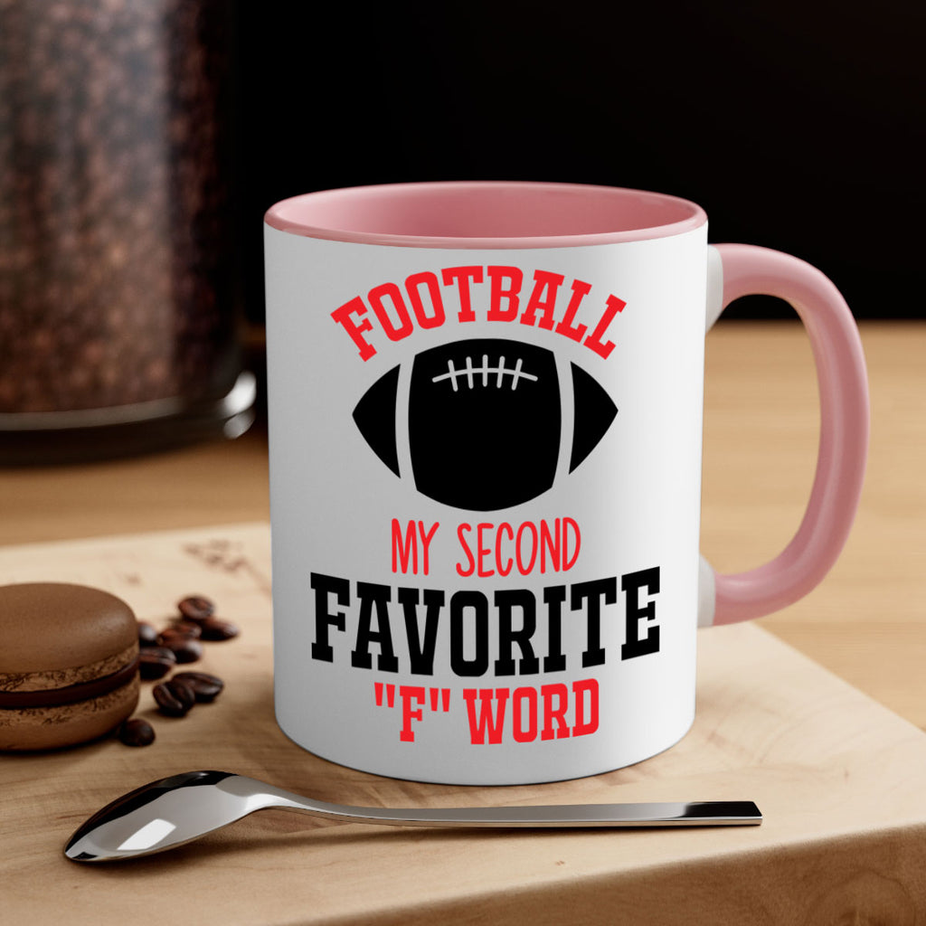 Football my second favorite F word 1234#- football-Mug / Coffee Cup
