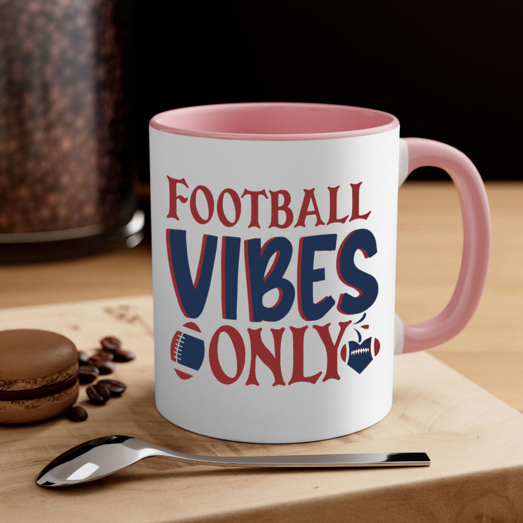 Football vibes only 1543#- football-Mug / Coffee Cup