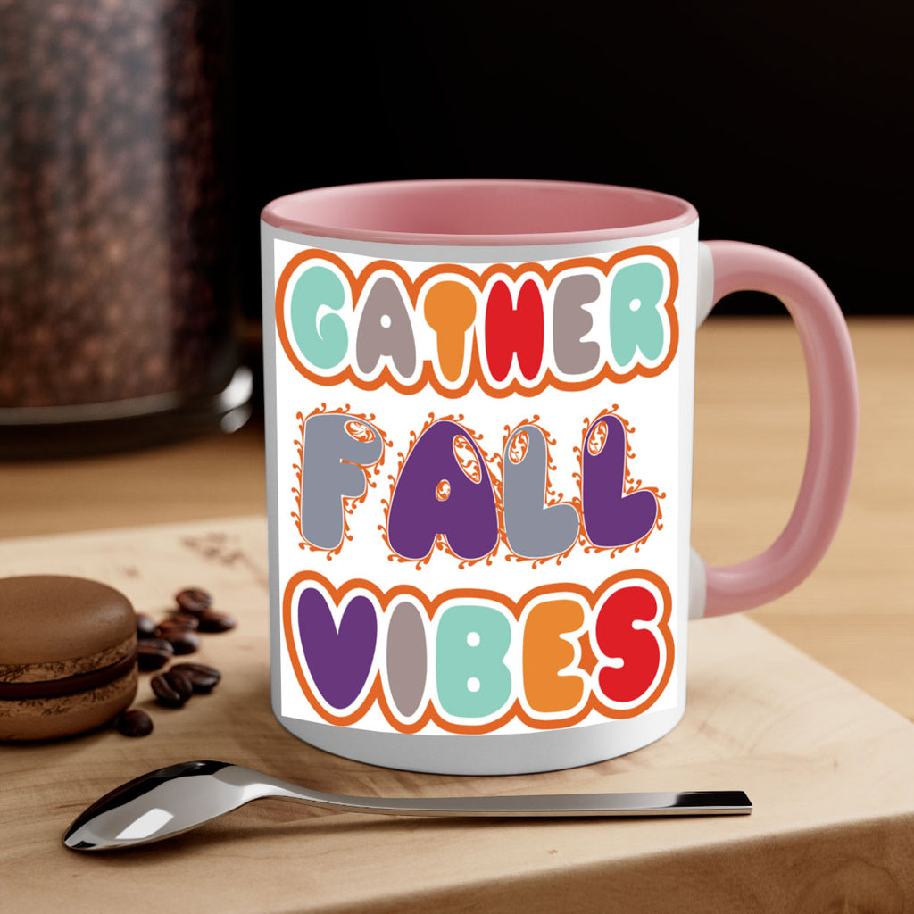 GatherFallVibesdesign 190#- fall-Mug / Coffee Cup