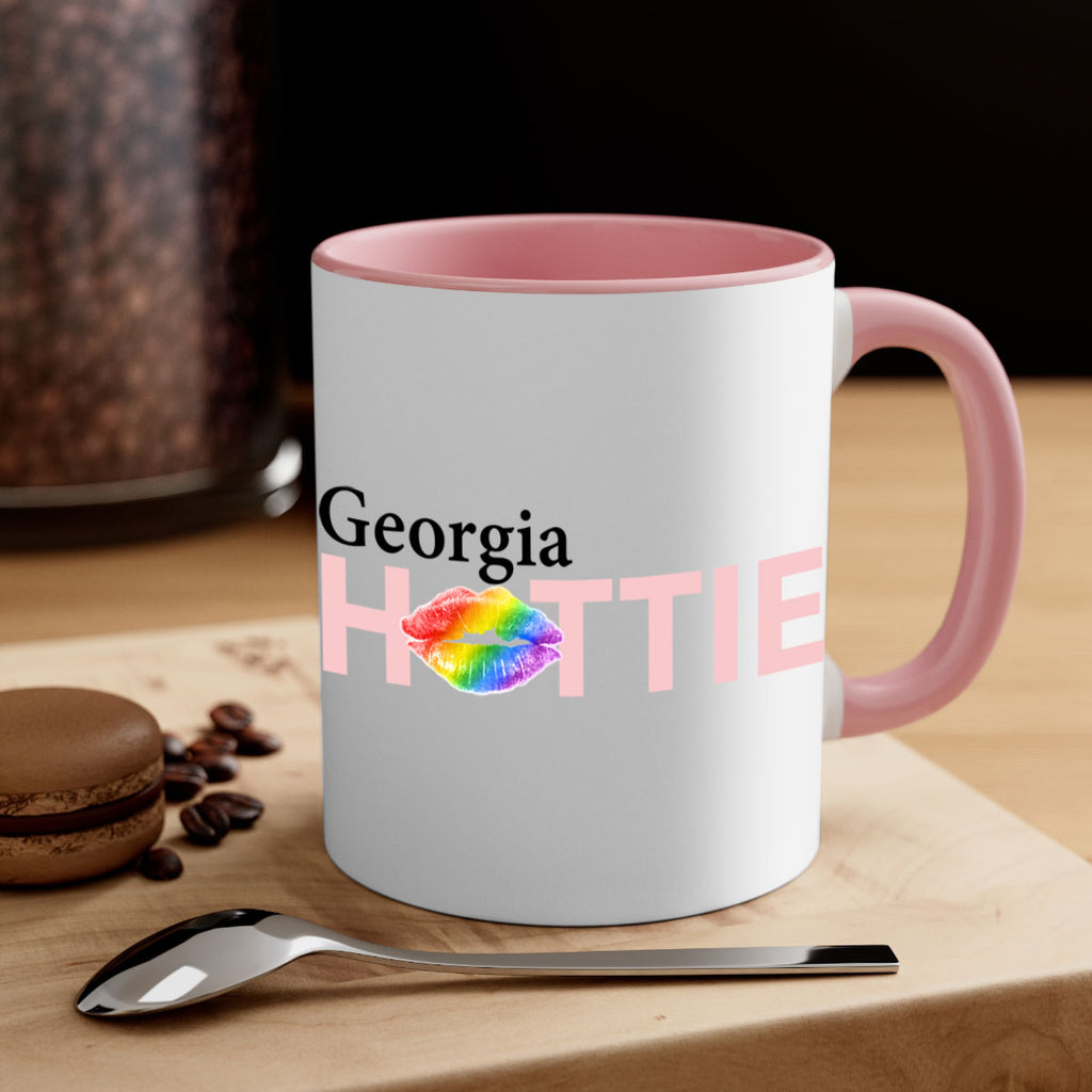 Georgia Hottie with rainbow lips 10#- Hottie Collection-Mug / Coffee Cup