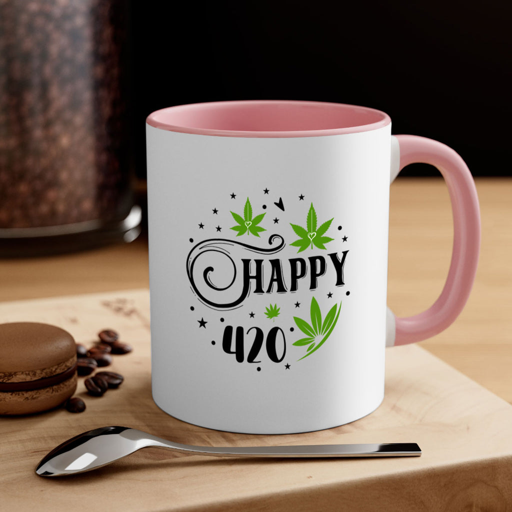 Happy 420 101#- marijuana-Mug / Coffee Cup