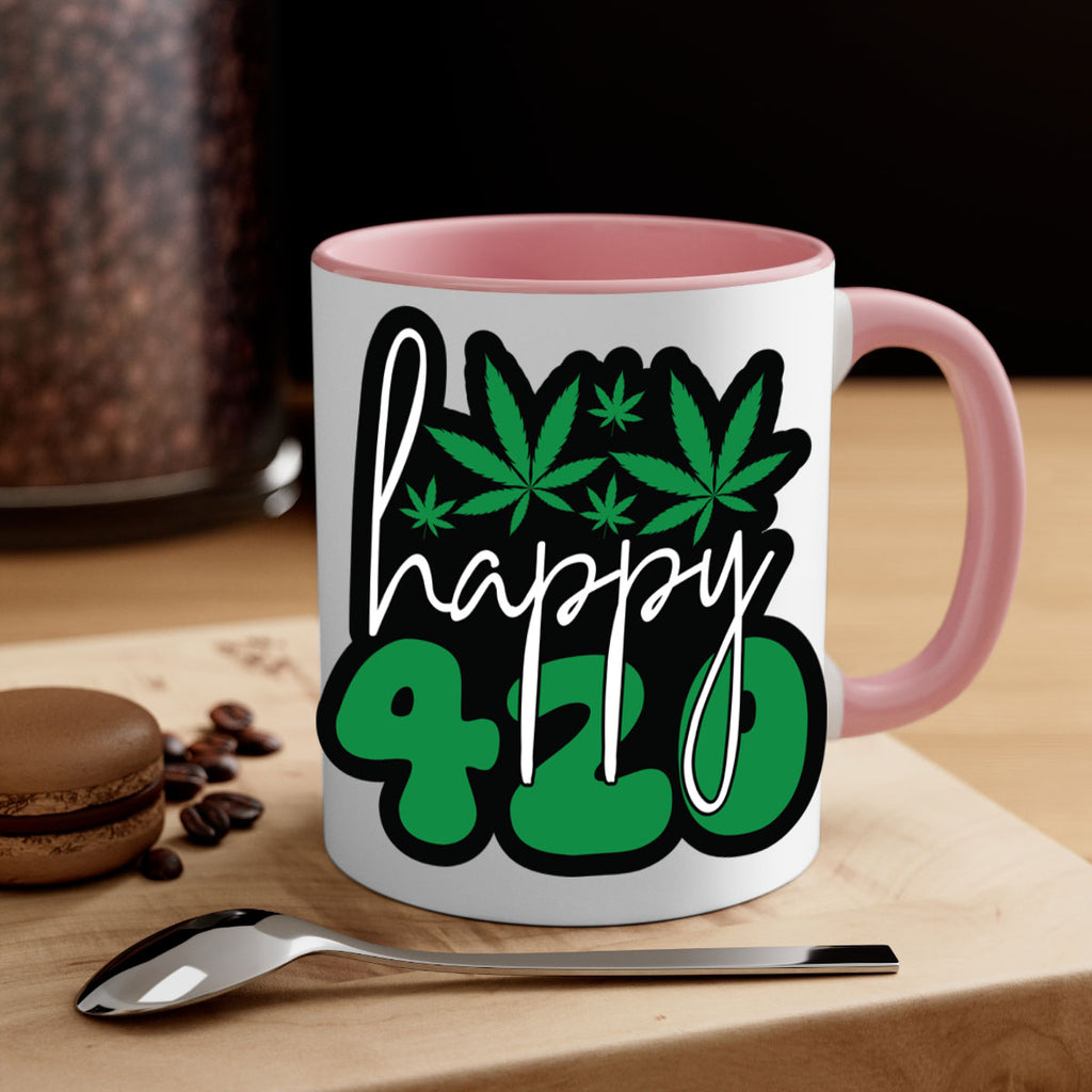 Happy 420 102#- marijuana-Mug / Coffee Cup