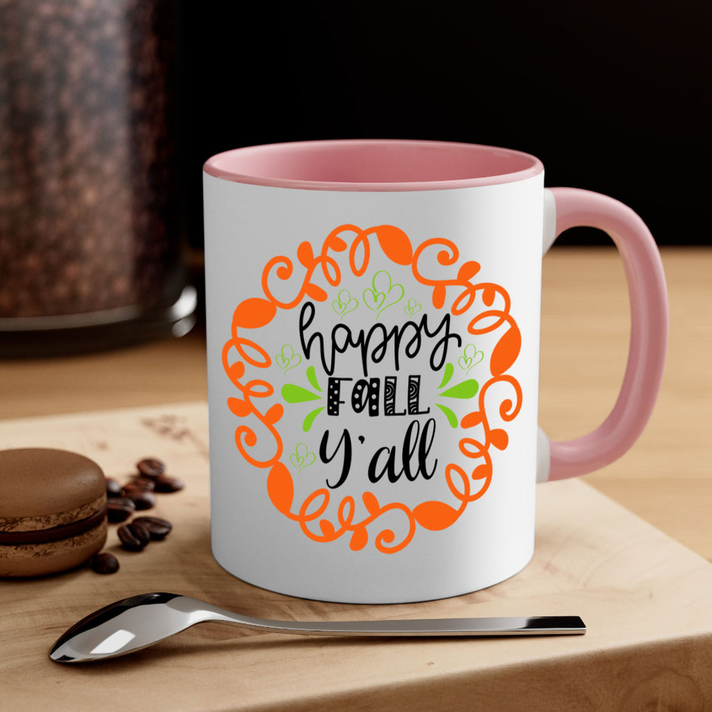 Happy Fall Y all 227#- fall-Mug / Coffee Cup
