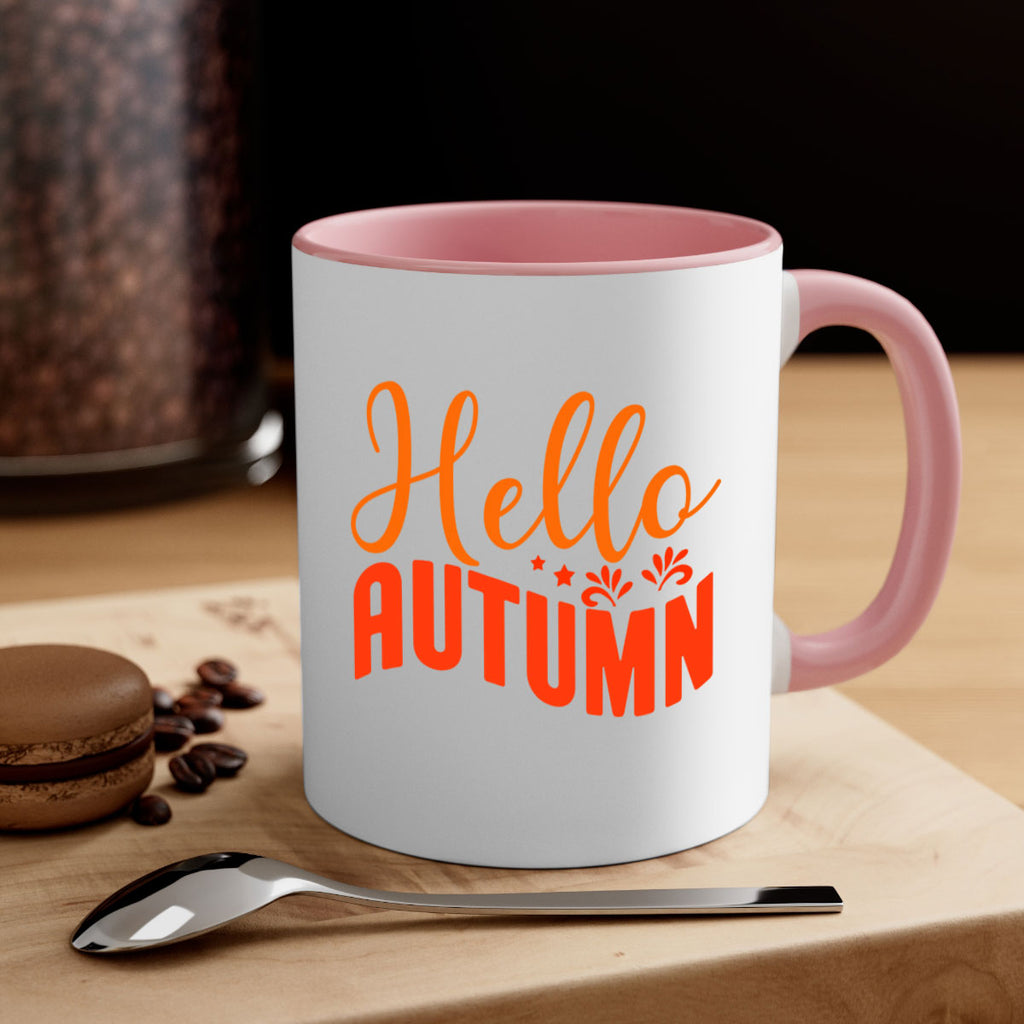 Hello Autumn Design 268#- fall-Mug / Coffee Cup