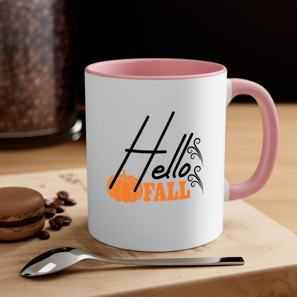 Hello Fall 281#- fall-Mug / Coffee Cup