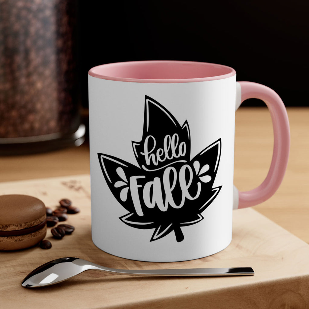 Hello Fall 494#- fall-Mug / Coffee Cup