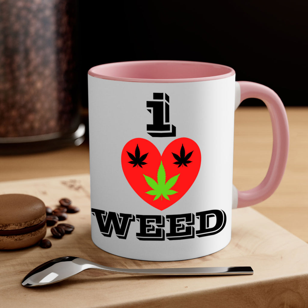 I love weed 128#- marijuana-Mug / Coffee Cup