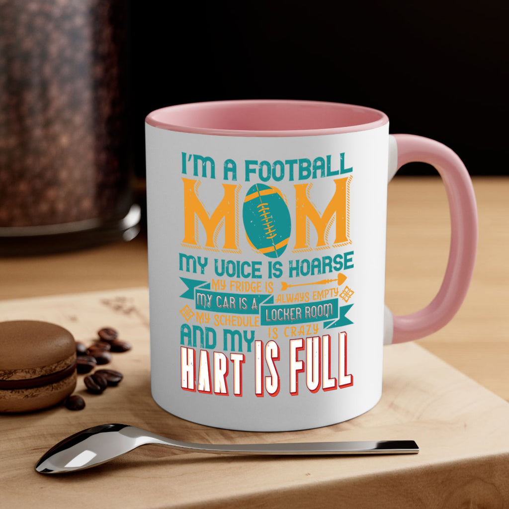 Im football mom my voice is hoarse 1068#- football-Mug / Coffee Cup