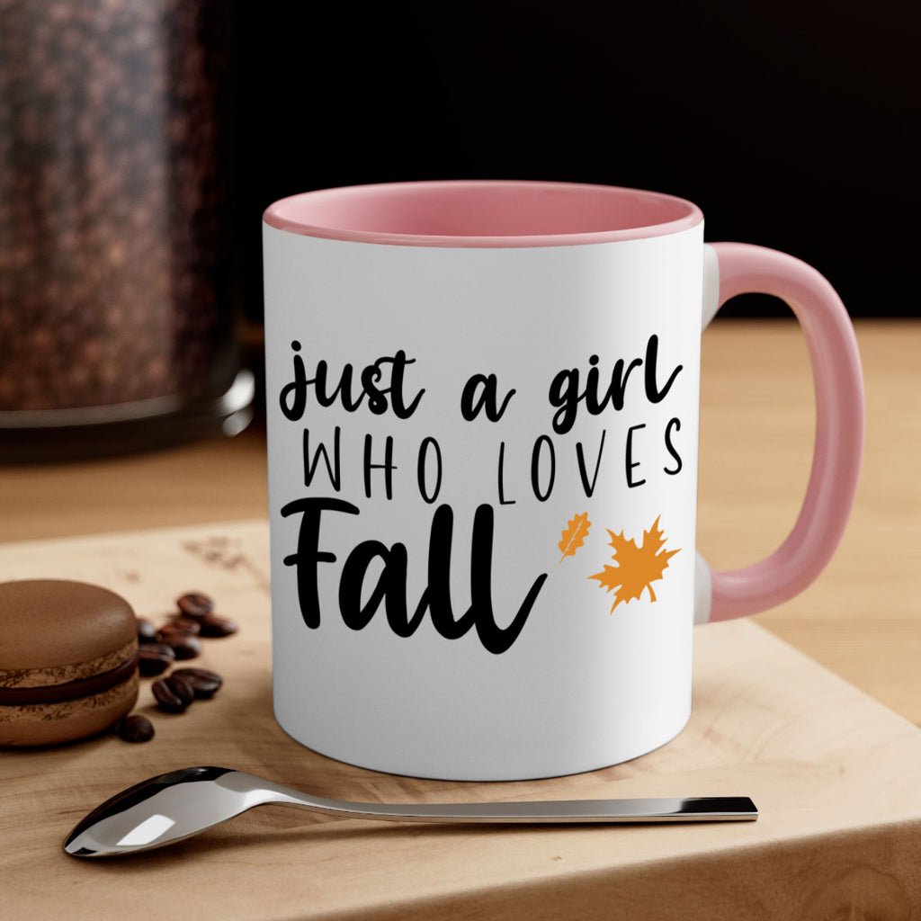 Just A Girl Who Loves Fall 380#- fall-Mug / Coffee Cup