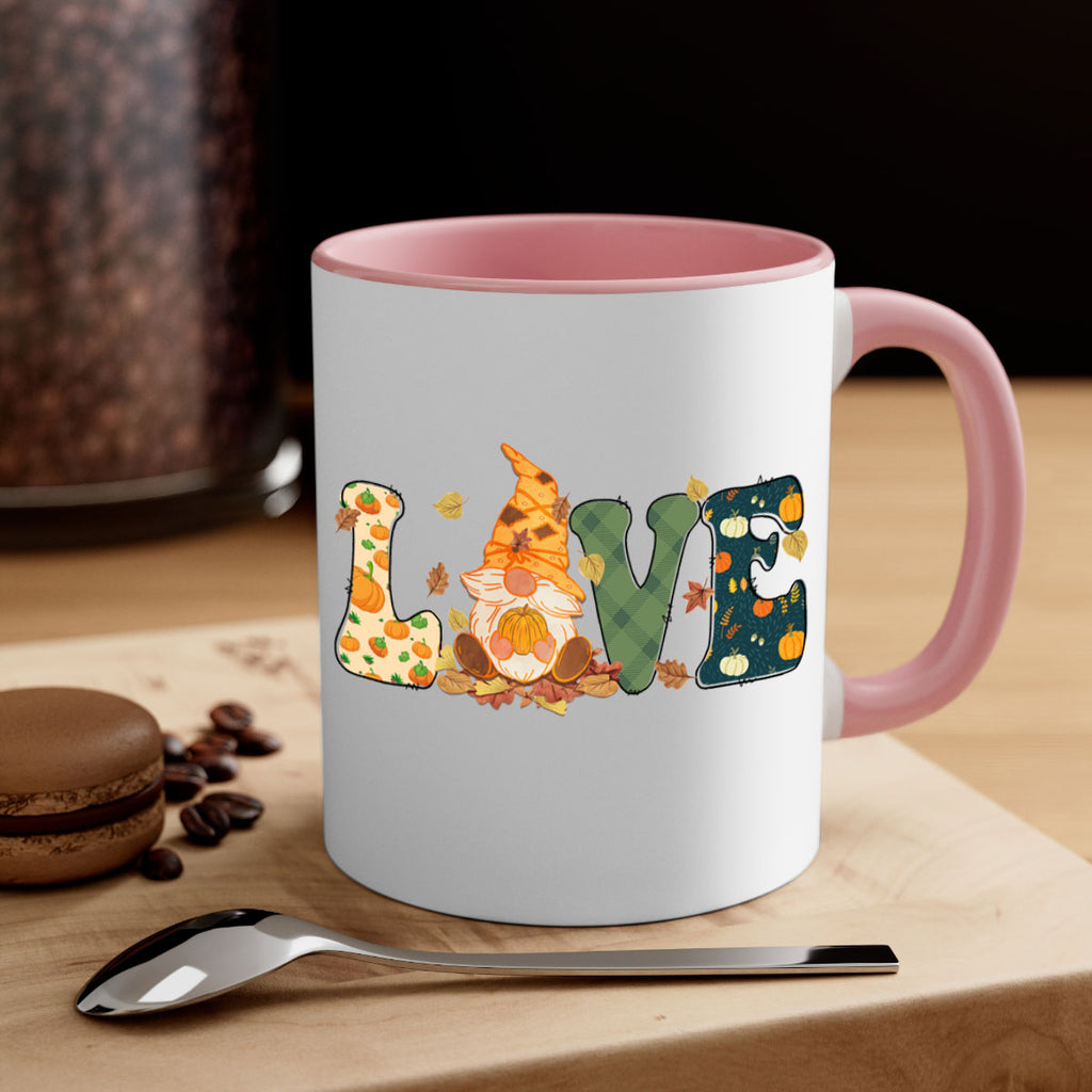 LOVEFallAutumnGnome 415#- fall-Mug / Coffee Cup