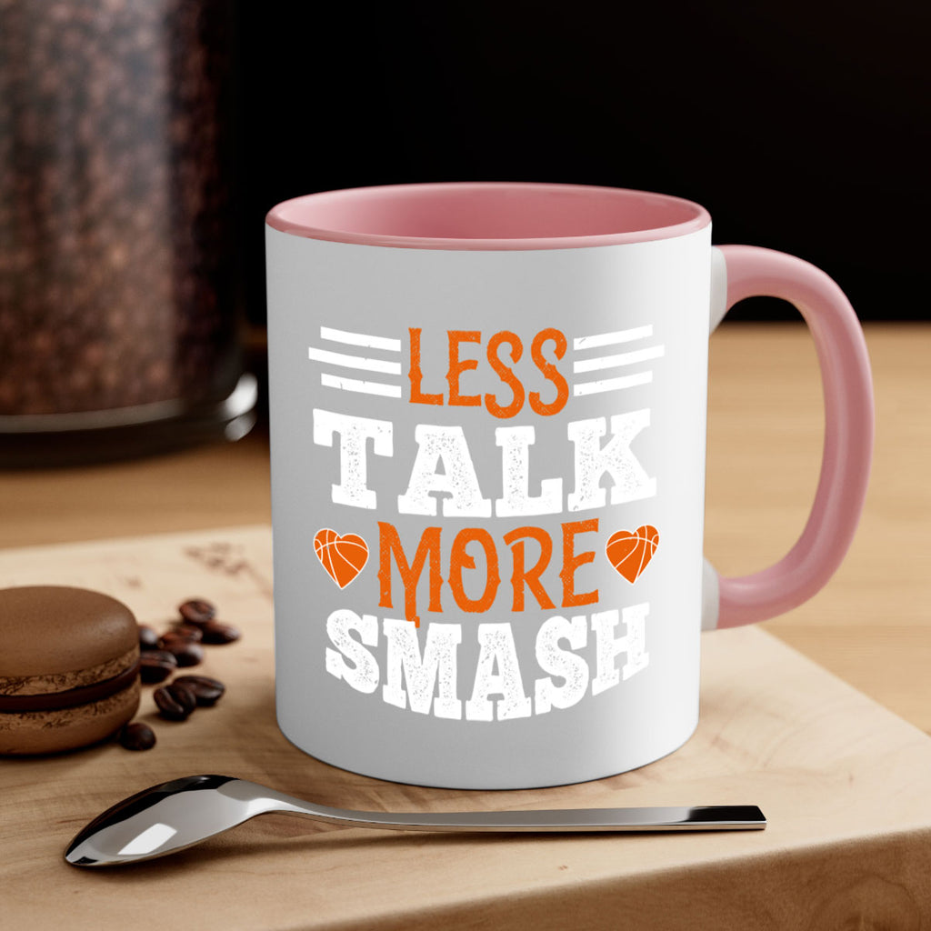 Less talk more smash 2062#- basketball-Mug / Coffee Cup