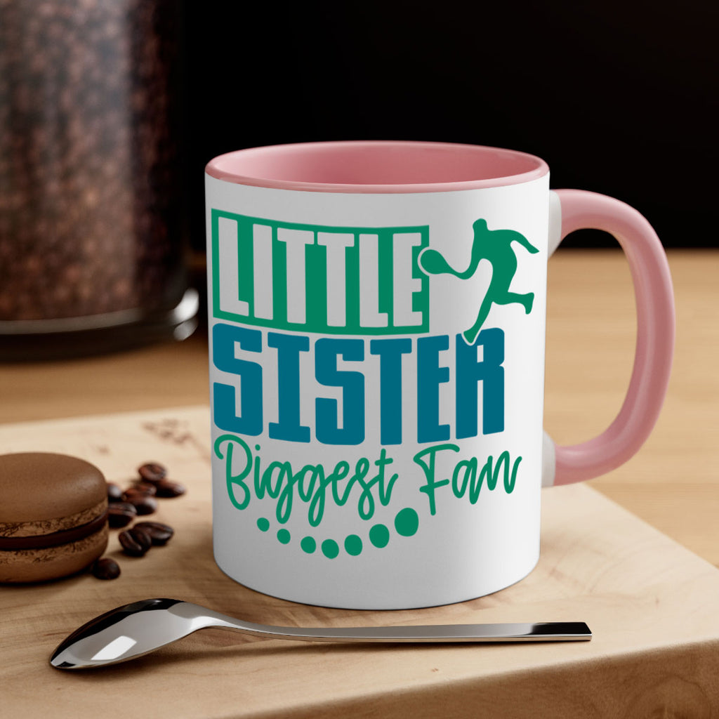 Little Sister Biggest Fan 859#- tennis-Mug / Coffee Cup