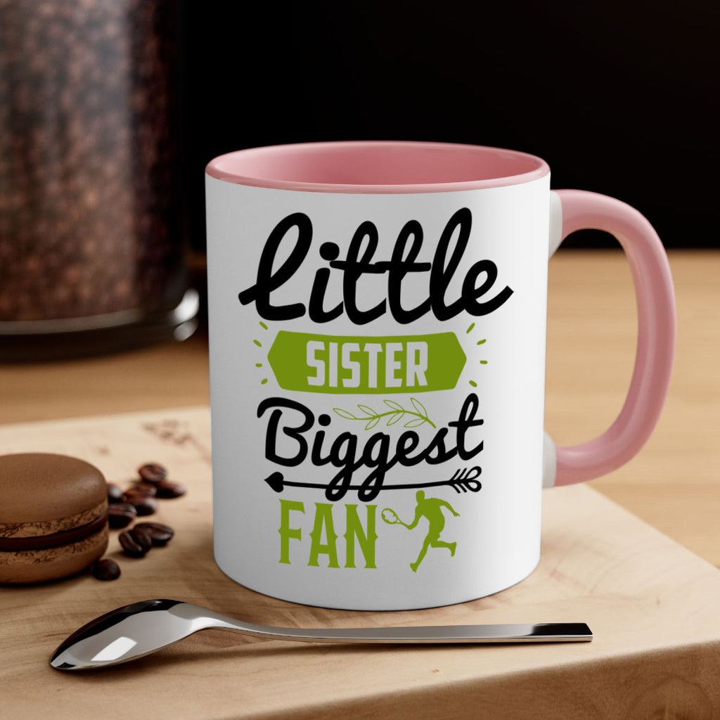 Little Sister Biggest Fan 872#- tennis-Mug / Coffee Cup