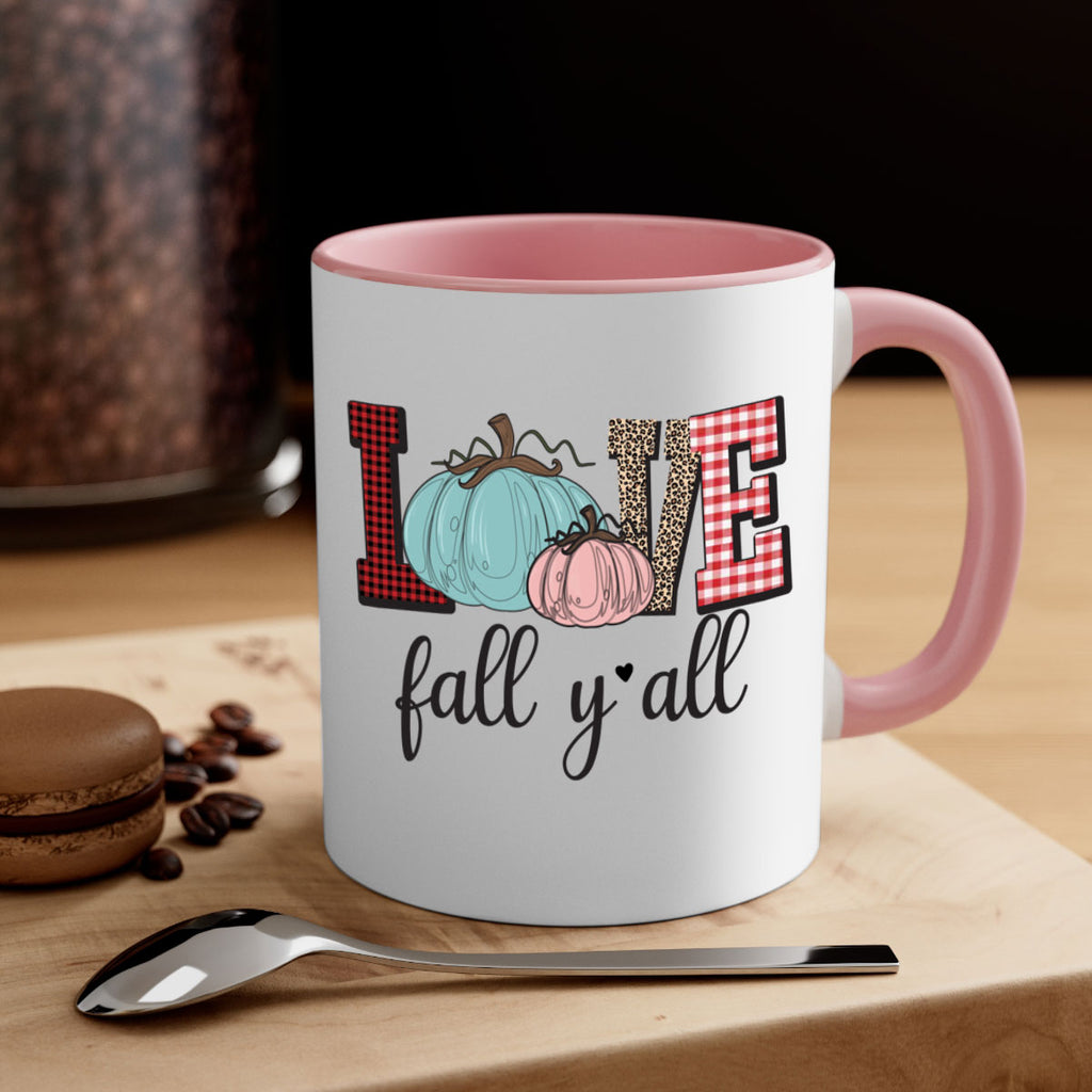 Love Fall Yall 409#- fall-Mug / Coffee Cup