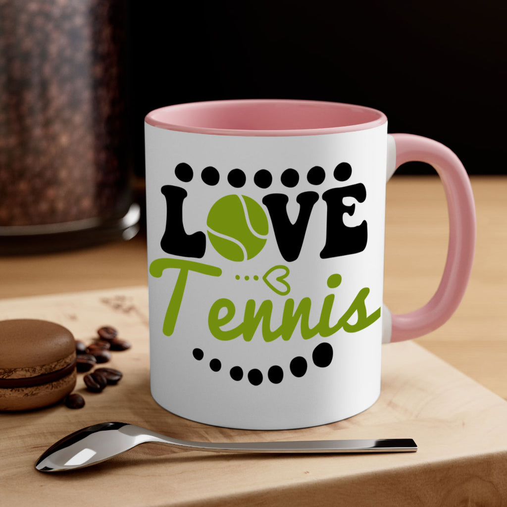 Love Tennis 730#- tennis-Mug / Coffee Cup