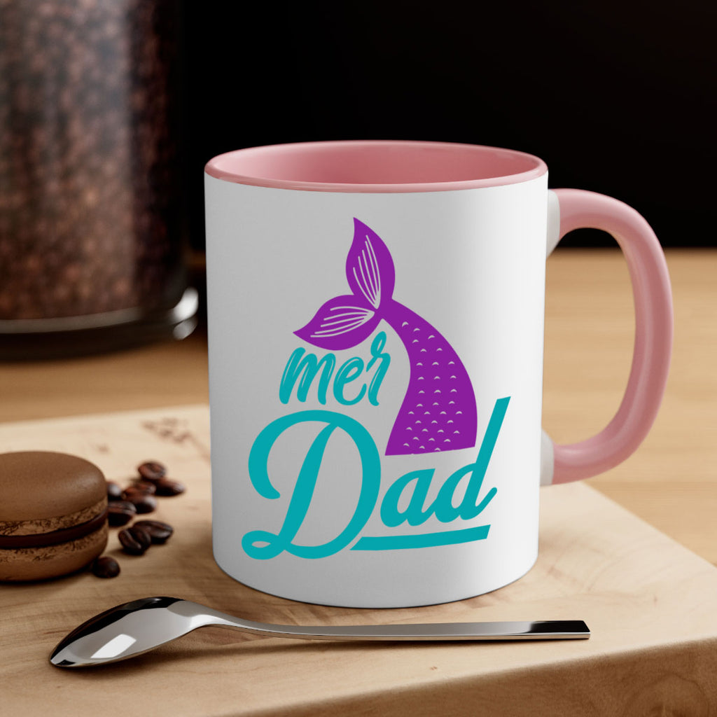 Mer Dad 325#- mermaid-Mug / Coffee Cup