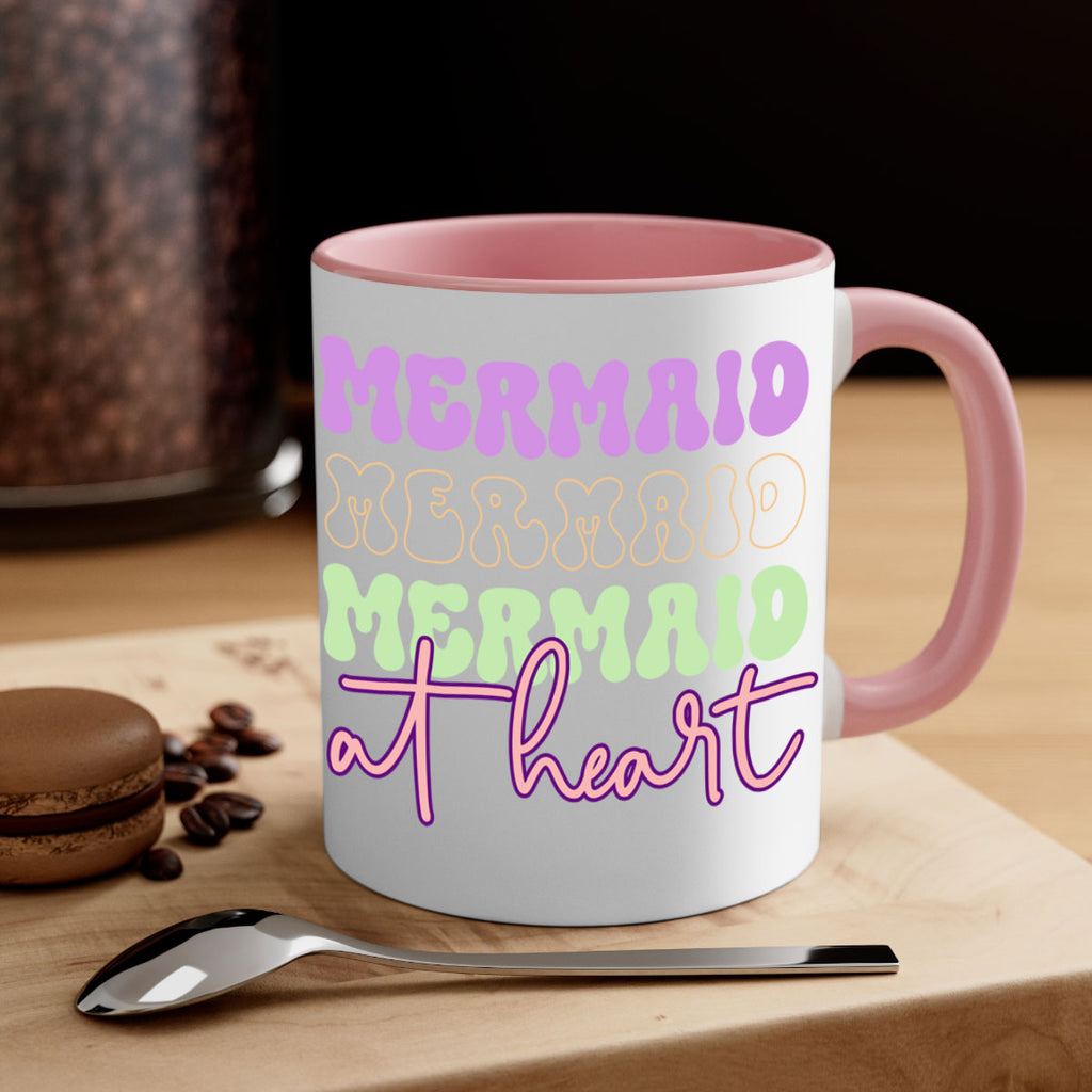 Mermaid At Heart 394#- mermaid-Mug / Coffee Cup