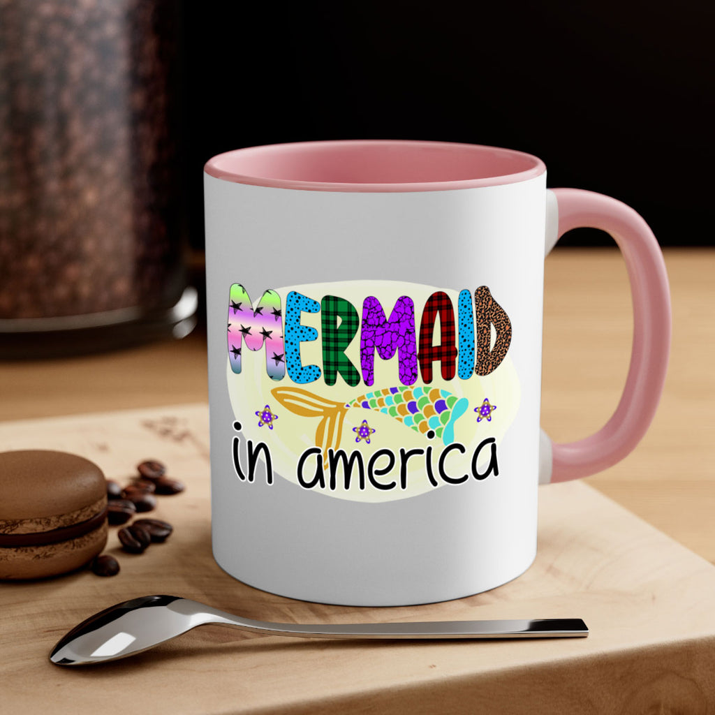 Mermaid In America 419#- mermaid-Mug / Coffee Cup