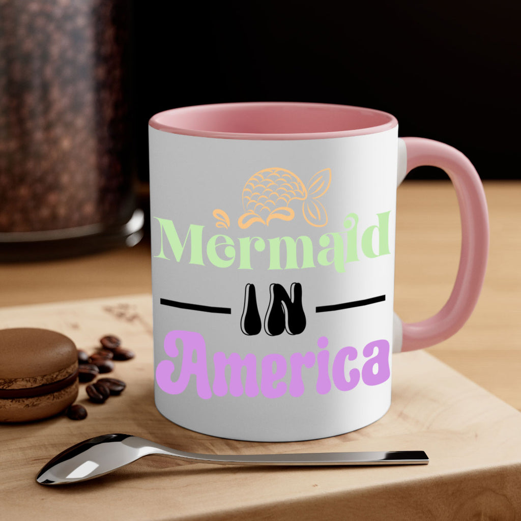 Mermaid In America 420#- mermaid-Mug / Coffee Cup