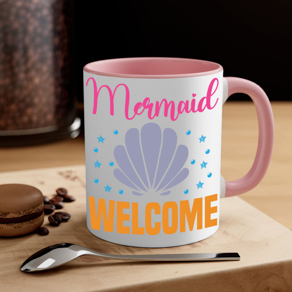 Mermaid Welcome Design 467#- mermaid-Mug / Coffee Cup