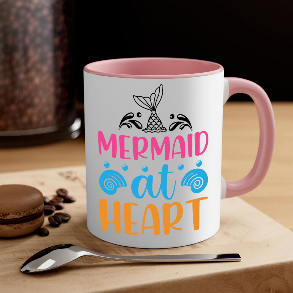 Mermaid at heart Design 396#- mermaid-Mug / Coffee Cup