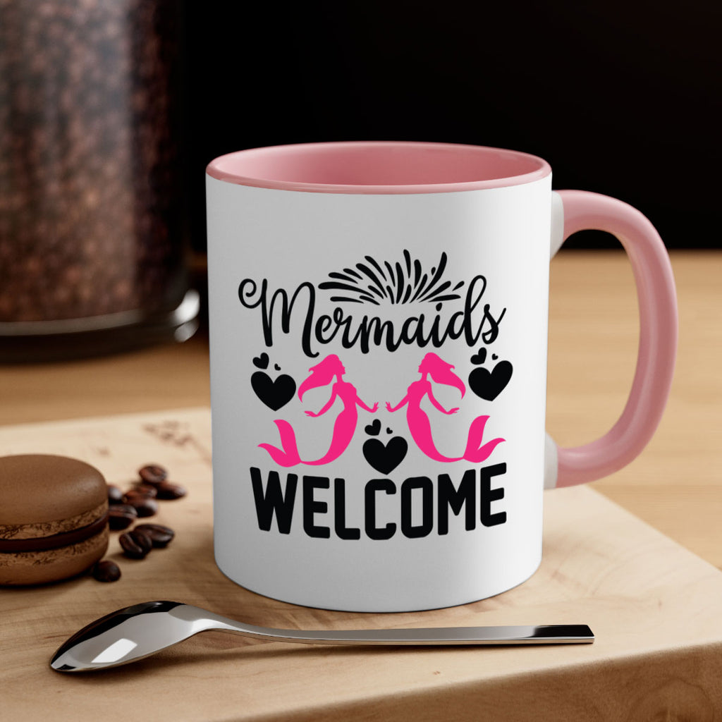 Mermaids Welcome 499#- mermaid-Mug / Coffee Cup