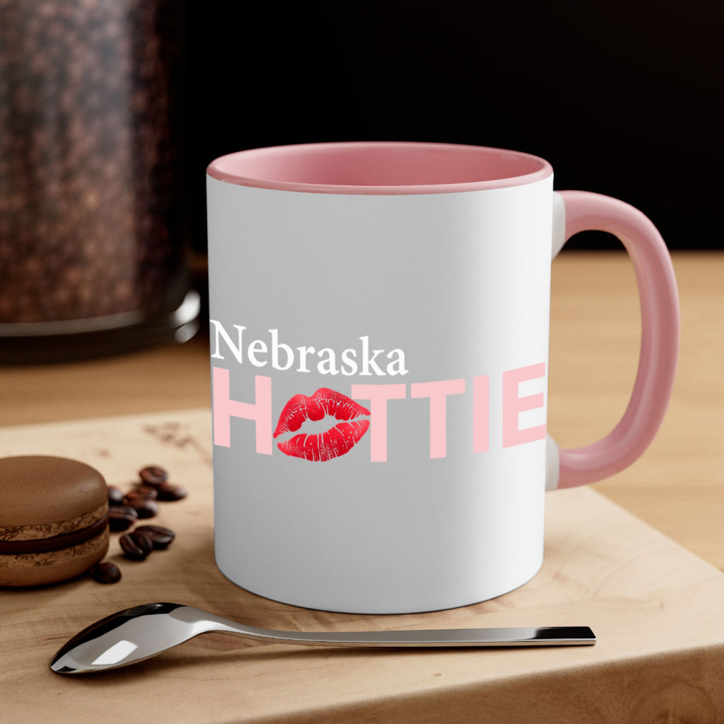 Nebraska Hottie With Red Lips 81#- Hottie Collection-Mug / Coffee Cup