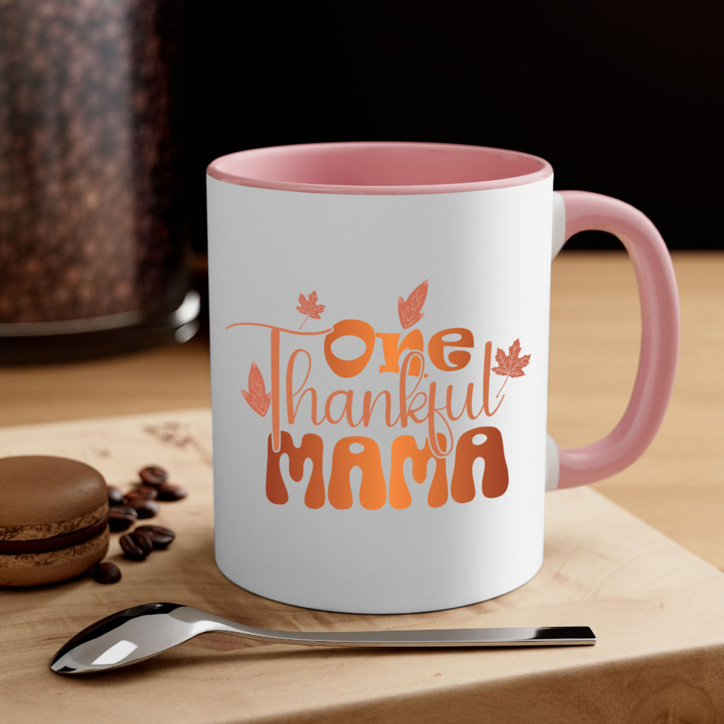 One Thankful Mama 465#- fall-Mug / Coffee Cup