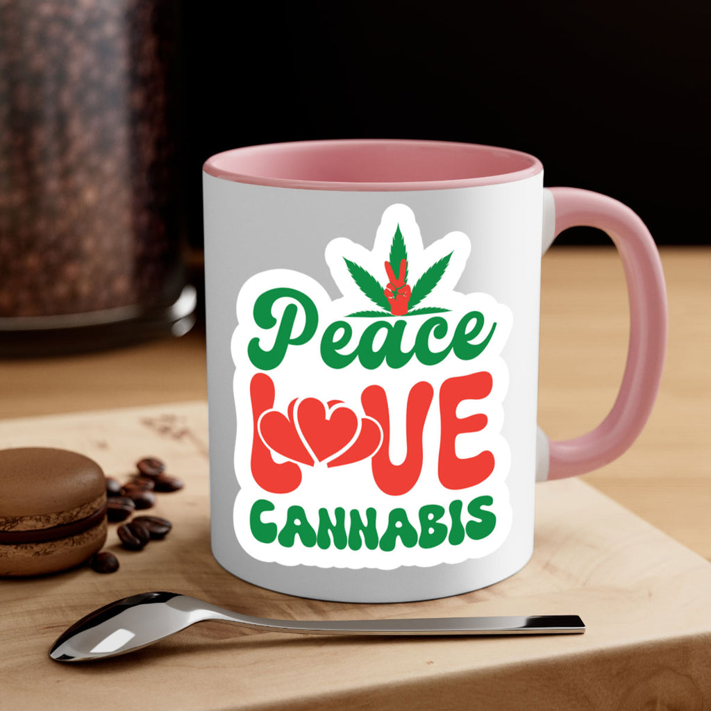 Peace Love Cannabis 218#- marijuana-Mug / Coffee Cup