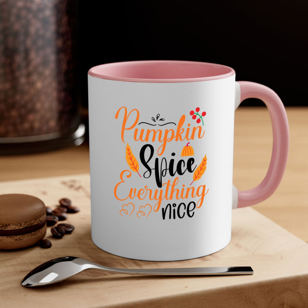 Pumpkin Spice Everything Nice 543#- fall-Mug / Coffee Cup