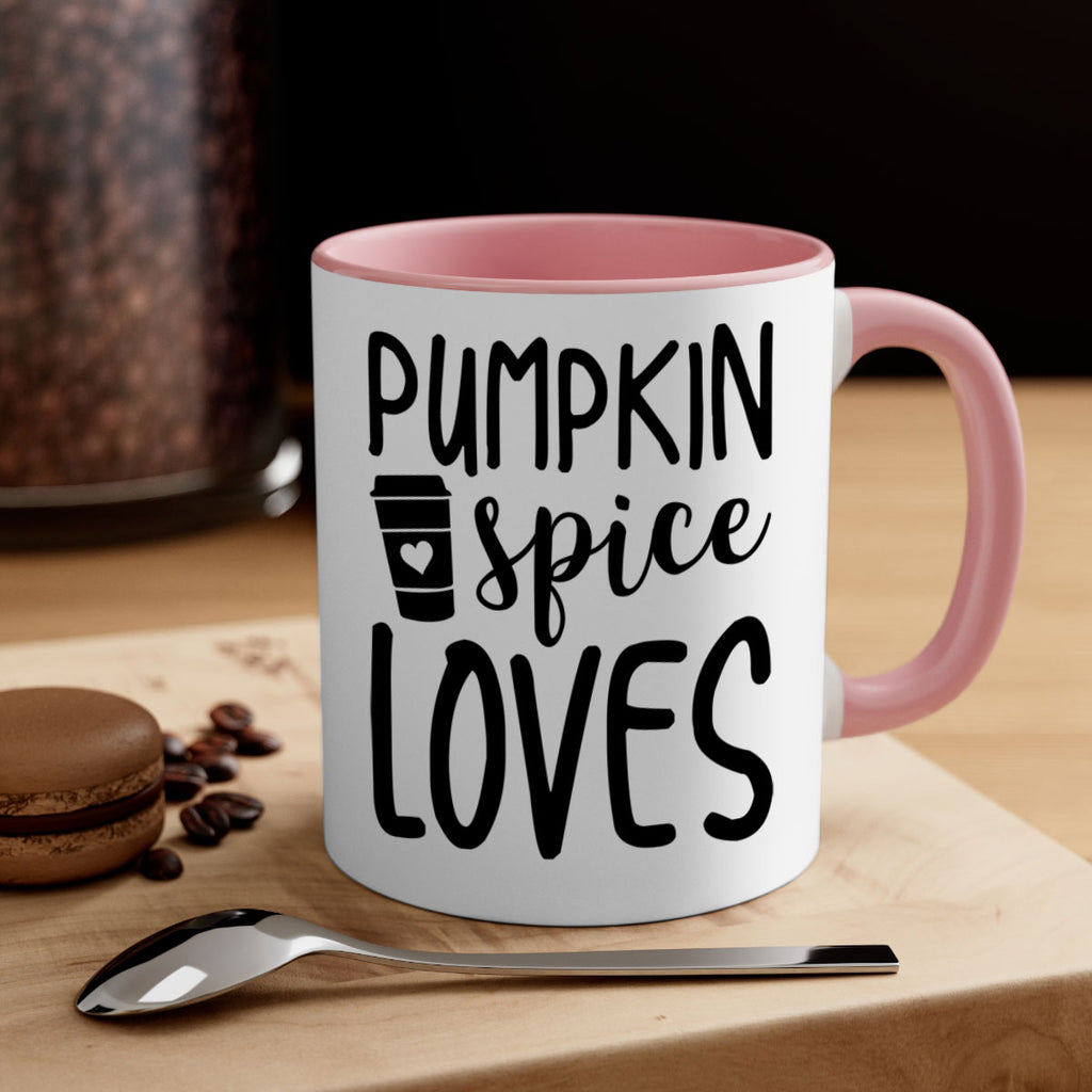 Pumpkin Spice Loves 555#- fall-Mug / Coffee Cup