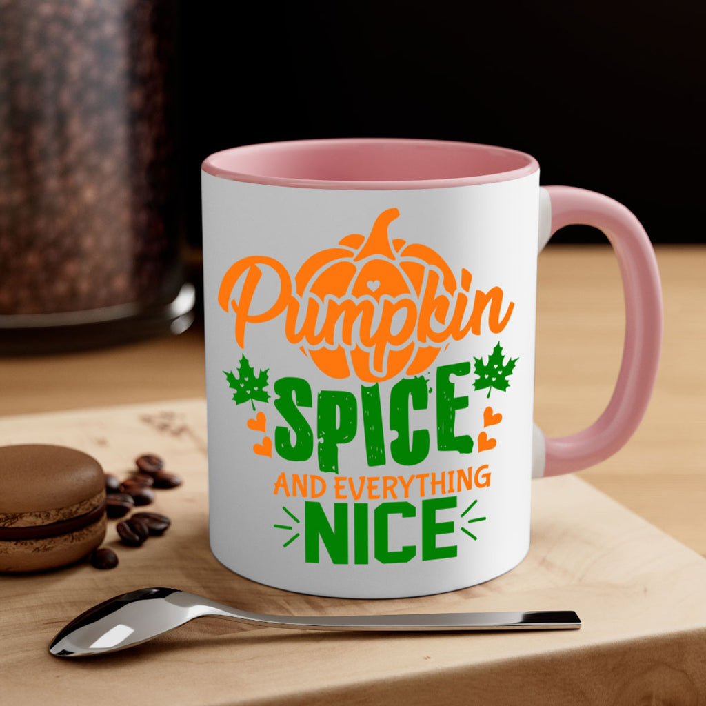Pumpkin Spice and Everything Nice 538#- fall-Mug / Coffee Cup