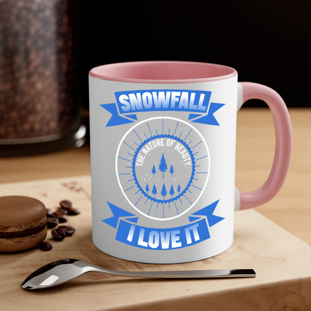 Snowfall Winter 373#- winter-Mug / Coffee Cup