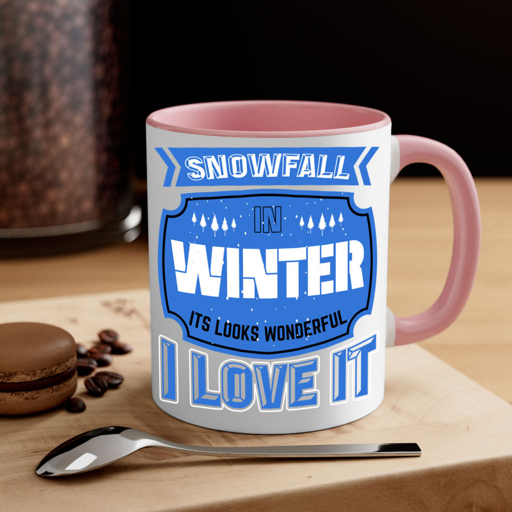 Snowfall in Winter 372#- winter-Mug / Coffee Cup