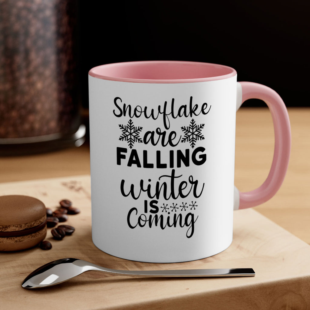 Snowflake Are Falling Winter Is 375#- winter-Mug / Coffee Cup