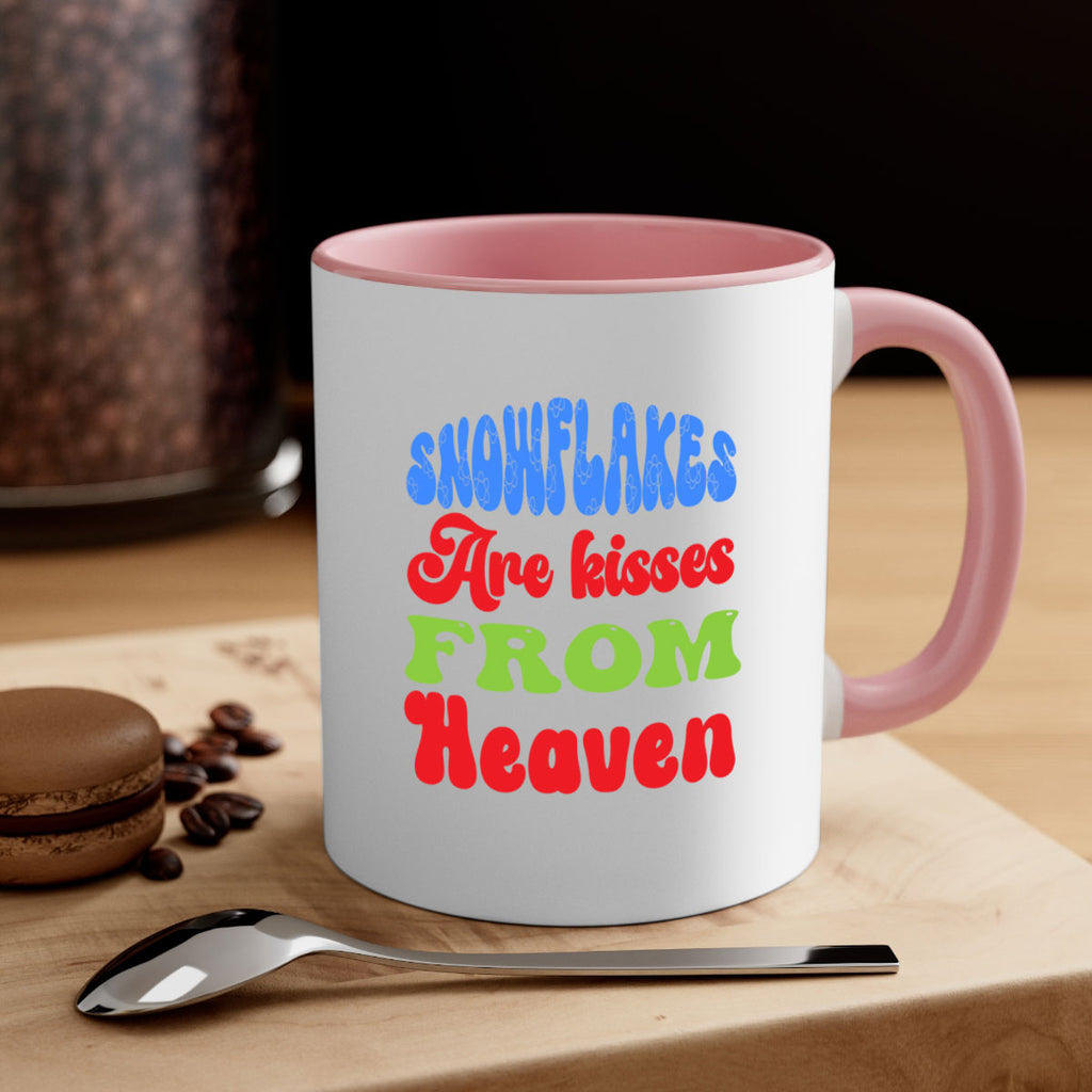 Snowflakes are kisses from heaven 377#- winter-Mug / Coffee Cup