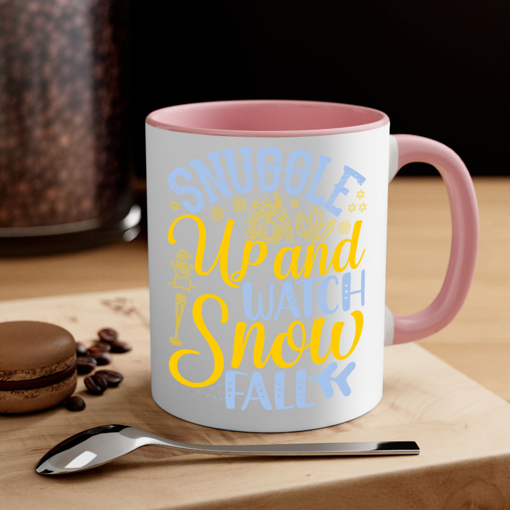 Snuggle up and watch snow fall385#- winter-Mug / Coffee Cup