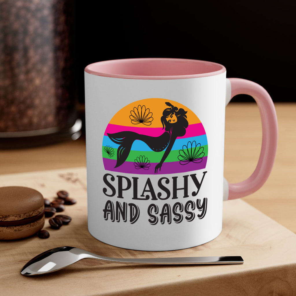 Splashy and sassy 623#- mermaid-Mug / Coffee Cup