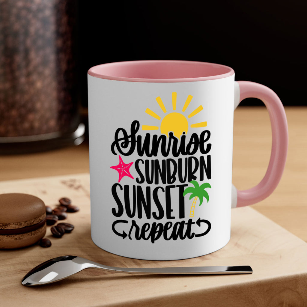 Sunrise Sunburn Sunset Repeat Style 16#- Summer-Mug / Coffee Cup