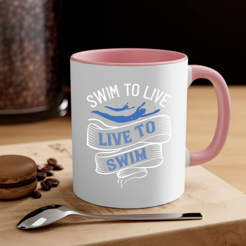 Swim to LiveLive to Swim 384#- swimming-Mug / Coffee Cup